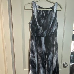Vera Wang Hi-Lo lined cross front dress Medium